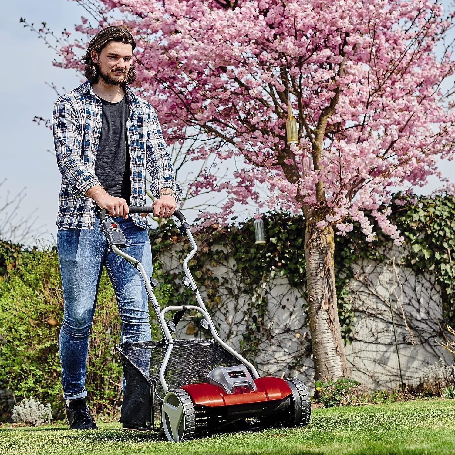 Einhell GE-HM 18/38 Li-Solo Cordless Cylinder Mower: image 4