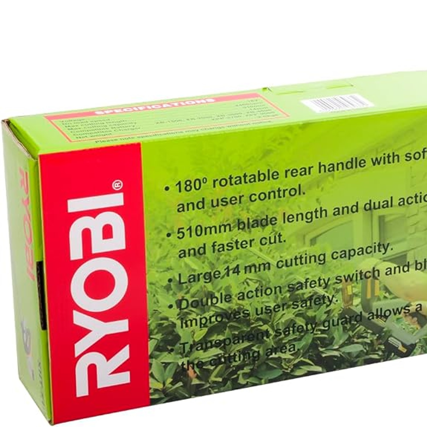RYOBI XHT-510 Cordless Hedge Trimmer: image 3